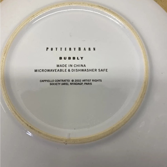 pottery barn bubbly plates Lot Of 2 - Picture 4 of 7